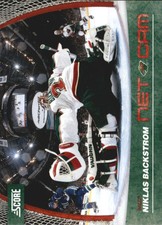 2010-11 (WILD) Score Net Cam #17 Niklas Backstrom