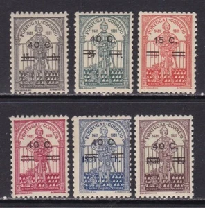 1931 - PORTUGAL - YVERT 559/564 - Nuno Alvarez Sobrecargados - MH - Picture 1 of 2