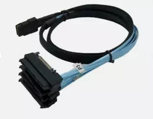 New Mini SAS 36P SFF-8087 to 4 SFF-8482 Connectors With SATA Power Cable 3FT 1M - Picture 1 of 6