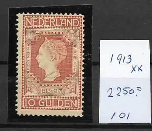 PAESI BASSI @ 1913 npvh 101 nuovi di zecca € 2250,00 @ Ned.147 - Foto 1 di 2