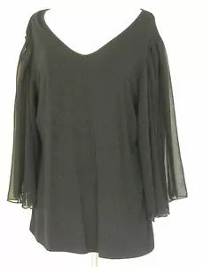 Ravel Black Top Blouse Size Large NWT Women - Picture 1 of 4