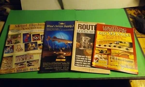 Lot 4 1990's WOODWORKERS WOOD WORKING WOOD CARVER'S CATALOGS Tools Plans Ideas - Picture 1 of 12