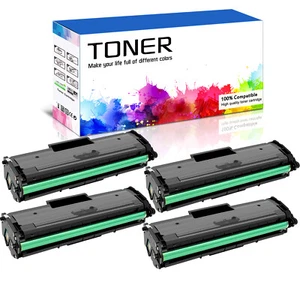Tóner 4PK negro MLT-D101S 101S para Samsung ML-2166W ML-2167 ML-2168 ML-2168W - Imagen 1 de 23