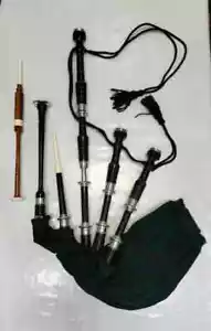 Dudelsack Anfänger Komplettset Mit Buch Lernen zu Spielen Dudelsack Schwarz Uhr - Bild 1 von 5