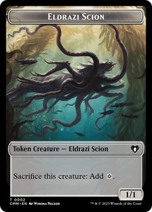 Eldrazi Scion // Phyrexian Beast Double-Sided Token​ [Commander Masters Tokens]​