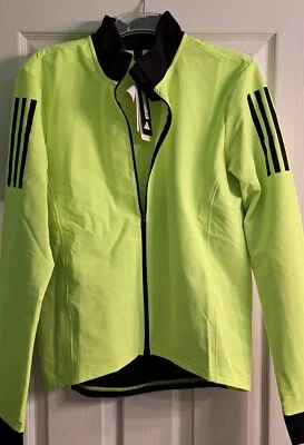 ADIDAS COLD.RDY CYCLING JACKET IL7000 MEN'S SIZE SMALL LUCID LEMON YELLOW  - Image 1 of 4