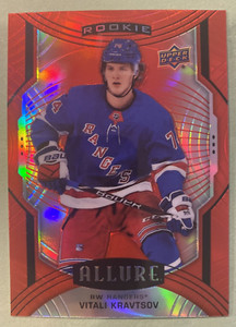 VITALI KRAVTSOV /2020-21 UPPER DECK ALLURE RED RAINBOW ROOKIE CARD #139**