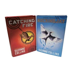 The Hunger Games Book by Suzanne Collins Catching Fire and Mockingjay Hardcover - Imagen 1 de 15