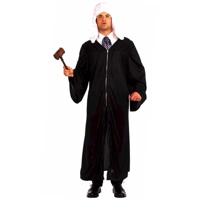 Judge Robe Costume Black Adult Standard - Image 1 of 4