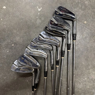 H&B Powerbilt Grand Slam 3-9,P iron set RH Super action Stainless Steel shafts - Image 1 of 4