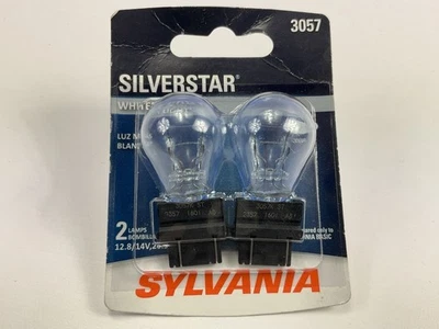 Sylvania 3057STBP2 Silverstar Turn Signal Lamp Ligh Bulb 3057 12.8V  - Pack Of 2 - Image 1 of 3