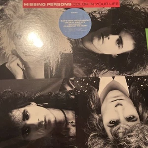 MISSING PERSONS COLOR IN YOUR LIFE SEALED LP VINYL ALBUM PROMO OR CUT OUT - Picture 1 of 3