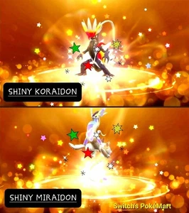 ✨ Pokémon Legendarios Brillantes Miraidon Brillante y Koraidon✨ PALDEA REGALO ENLACE COMERCIO✨ - Imagen 1 de 4