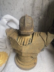 Iron Giant Bust 14" Tall Bust 3D Peinted With Iron Filament And Weathered Rust - Picture 1 of 5