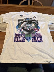 Philadelphia Phillies T-Shirt Vintage Starter Toronto Blue Jays World Series L - Bild 1 von 8