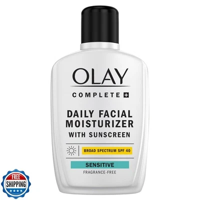 Olay Complete+ Hidratante Facial con Protector Solar FPS 40, Para Piel Sensible, Br Foto 1 de 4