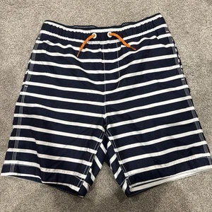 Gap Kids Boys Swim Trunks swimsuit Blue And While Stripe Size XXL 14-16 - Picture 1 of 5