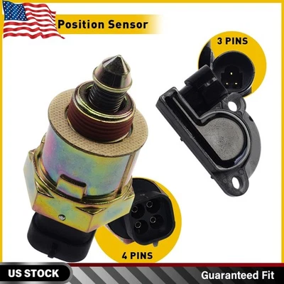 Válvula de controle ocioso e sensor de posição do acelerador compatível com 91-95 Chevrolet C1500 EUA - Imagem 1 de 4