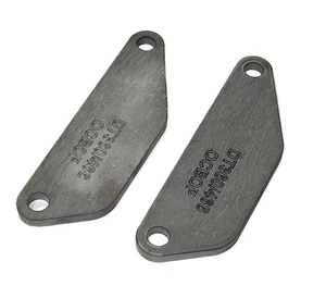 Placas de bloqueo de enfriador de aceite de acero para International Navistar DT360 DT466 - Imagen 1 de 2