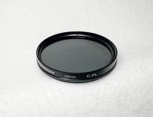 Quantaray 58mm Circular Polarizer C-PL Filter for Canon Nikon Sony - Picture 1 of 3