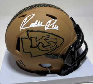 RASHEE RICE Signed Riddell 2023 STS Mini Helmet - Kansas City Chiefs NFL - BAS - Picture 1 of 1
