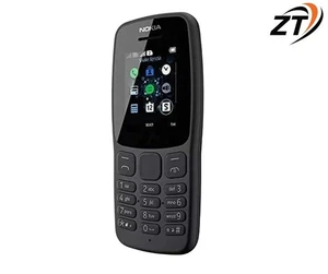 Nokia 105 2019 TA-1410 Black Unlocked 4MB Flashlight Mobile Phone - Picture 1 of 3