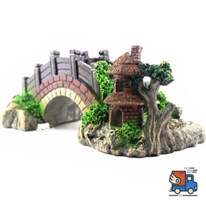 Bridge Landscape Tree Aquarium Accessories Fish Tank Desktop Decorative Props - Picture 1 of 11