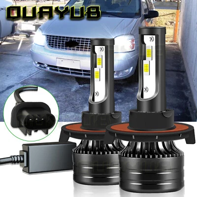 Para Ford Freestar 2004-2007 6000K 2 piezas H13 9008 LED Faros Bombillas haz alto/bajo Foto 1 de 4