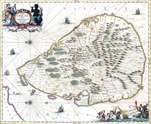 Reproduktion alte Karte - Ceylon (Sri Lanka) 1657 - Bild 1 von 2