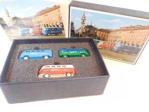 ++ G1509 1/87 Brekina 90398 VW T1a Bus 3 Stück Instituto MAFFEI Italien NEU - Picture 1 of 4