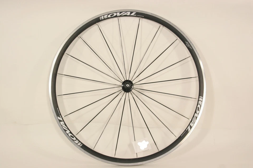 Oval 700c 327 Front Wheel 100mm MSW QR 20h Blk/Gray F40 - Image 1 of 3