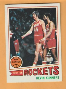 Kevin Kunnert Houston Rockets 1977-78 Topps #84 Iowa Occhi di Falco 10 W - Foto 1 di 2