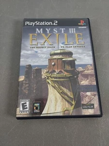 Playstation 2 Myst III Exile Puzzle Solving Video Game Ubi Soft - Picture 1 of 8