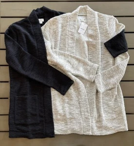 J. Crew Factory Women's Long Open Front Knit Cardigan - Picture 1 of 11