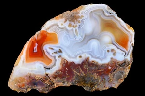 Wunderschöner Achat/ Agate from Malawi with Parallax, Fundstelle Ngabu. - Bild 1 von 7