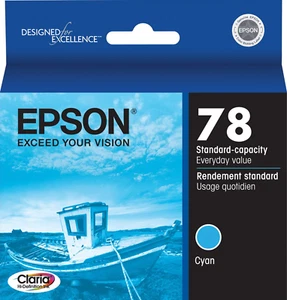 Nuevo Cartucho de Tinta Cian Epson 78 Genuino, Stylus Photo R260 - Imagen 1 de 3