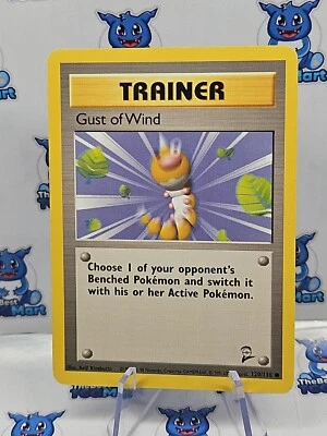 Gust of Wind - 120/130 - Base Set 2 - Pokemon - LP - Image 1 of 2