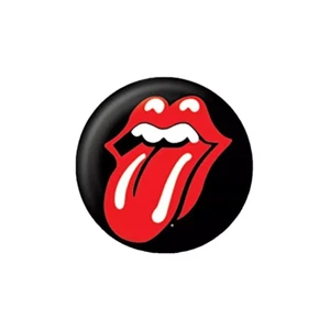 Genuine The Rolling Stones Classic Lips Logo Button Pin Badge Small 25mm - Picture 1 of 1