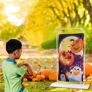 Décorations D'Halloween Plein Air Jeu De Lancer Fèves Enfant - Foto 1 di 7
