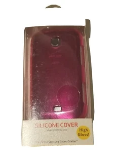 High Gloss Silicone Cover Case for Samsung Galaxy Stellar i200 - Hot Pink - Picture 1 of 2