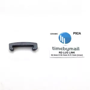 Para RADO CERÁMICA Estuche con extremo de lengüeta ENLACE 32,3 mm X 21,1 m Correa de reloj Parte P92A - Imagen 1 de 6