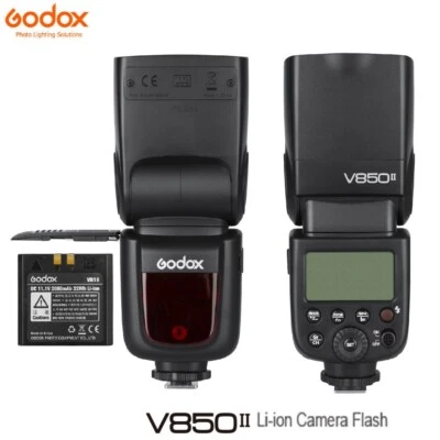 Flash inalámbrico Speedlite Godox V850II 2,4G para Canon Nikon Sony Olympus Pentax Foto 1 de 4