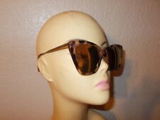 DIFF Eyewear Tortoise Gold Frame Rose Gold Mirror Polarized Lenses Sunglasses