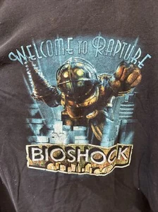 Vintage Bioshock Welcome To Rapture Video Game Promo Tshirt XL Xbox π₯ - Picture 1 of 3