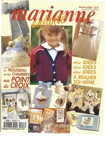 MARIANNE ENFANTS N°08 ANNONCER SA NAISSANCE / OURSON PULL-OVER / MINOU ET CHIOT - Foto 1 di 1