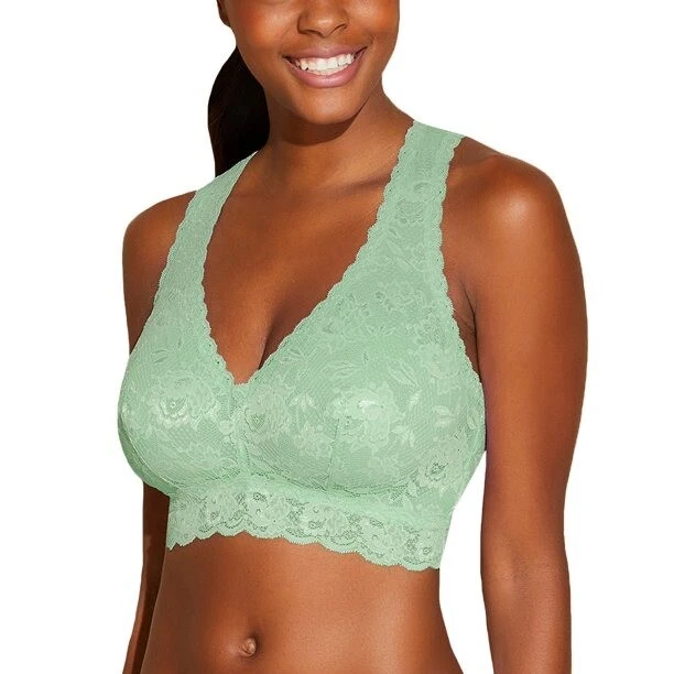 Bralette Cosabella GHANA GREEN Never Say Never Curvy Racie, pequeño de EE. UU. Foto 1 de 2