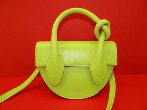 Bolso bandolera YUZEFI Pretzel Bags bolso bandolera cuero mujer anís - Imagen 1 de 10