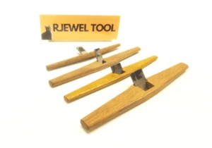Japanischer Kanna Hobel Nankin Kanna 南京鉋 Handwerker eigene Arbeit Vintage 4er Set - Bild 1 von 17