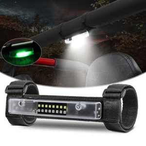 Green & White UTV Interior Light Universal Roll Bar Mount LED Dome Light Utility - Picture 1 of 8