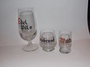 Gläserset  Trio Pils, Weinbrand, Vodka 3 Gläser  - Bild 1 von 2